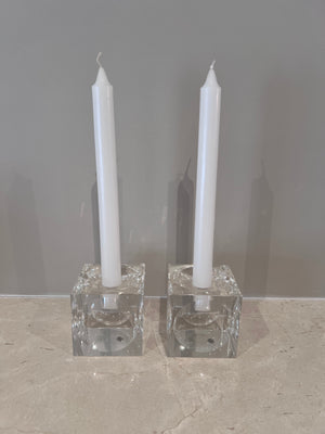 Pair of Shannon Crystal Candle Holders
