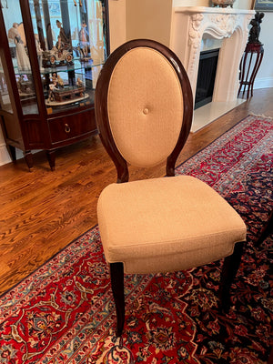 Beautiful Traditional The Art Shoppe Dining Table with 8 Schnadig Dining Chairs
