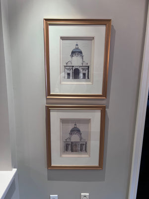 Pair of Prints "Palais De Fontainbleau"