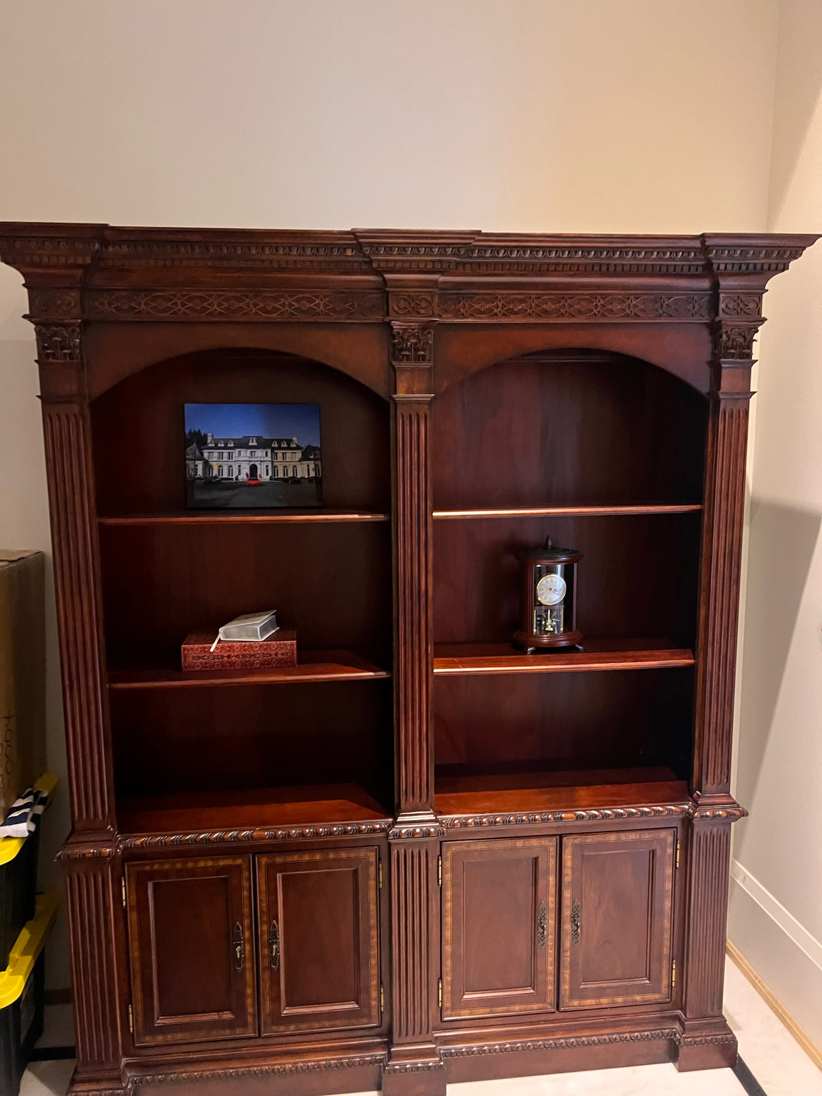 Universal Furniture Double Executive Bookcase
