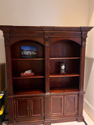 Universal Furniture Double Executive Bookcase