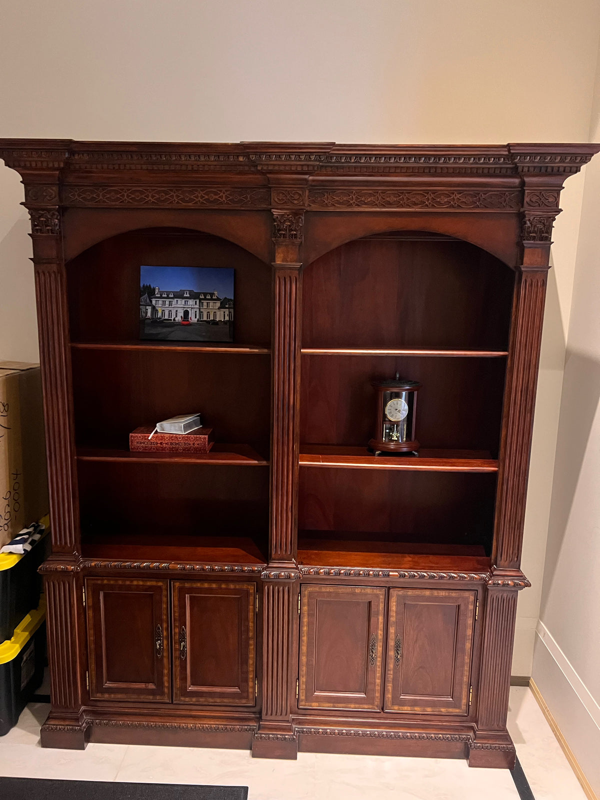 Universal Furniture Double Executive Bookcase