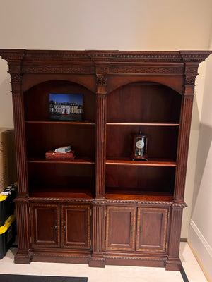 Universal Furniture Double Executive Bookcase