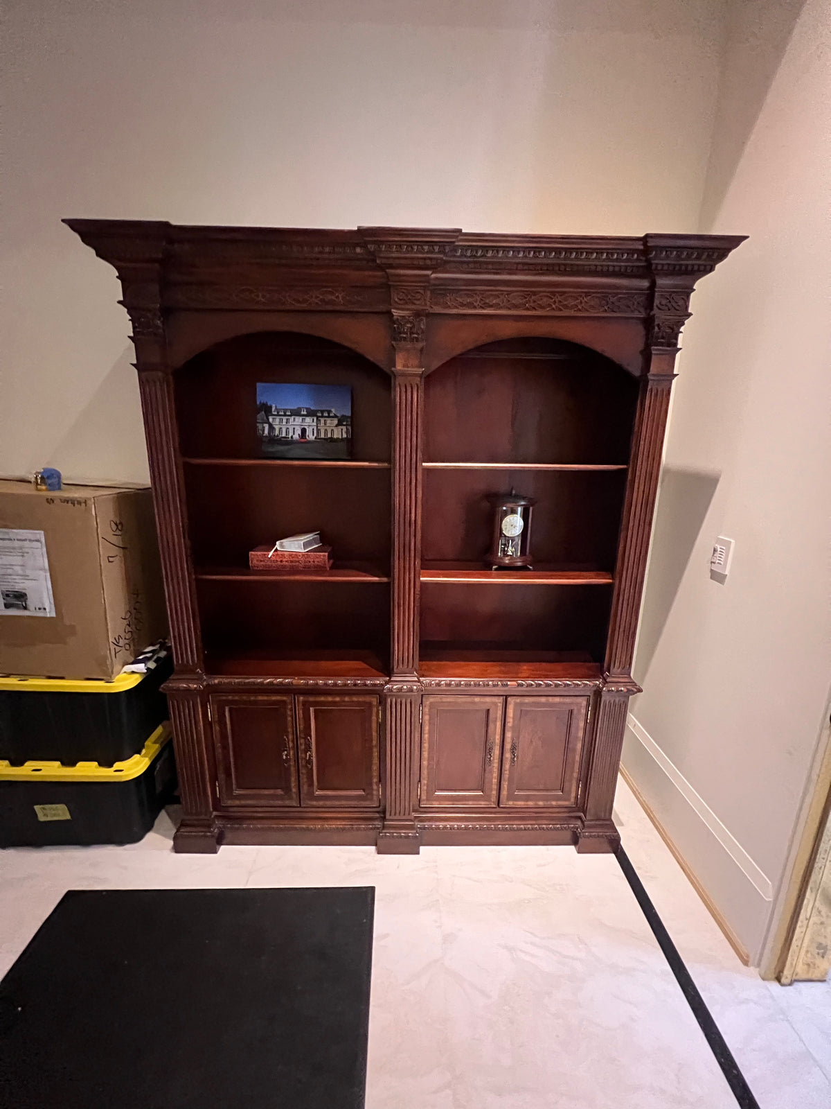Universal Furniture Double Executive Bookcase