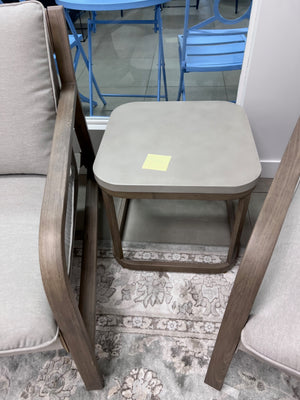 2 Deep Seating Club Chairs + Side Table