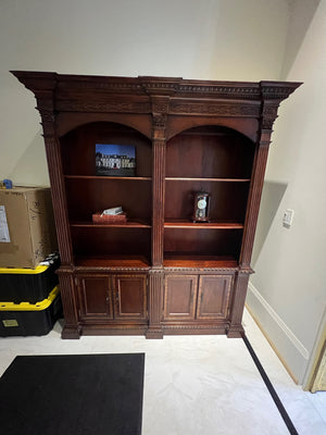 Universal Furniture Double Executive Bookcase