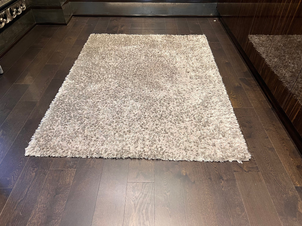 Home Dynamix Touch Silver 100% Polyester Rug- 5.3ft x 7.2ft