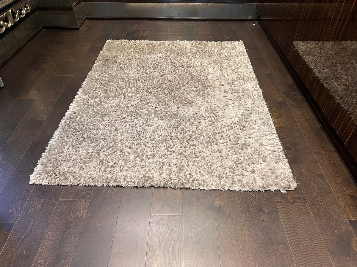 Home Dynamix Touch Silver 100% Polyester Rug- 5.3ft x 7.2ft
