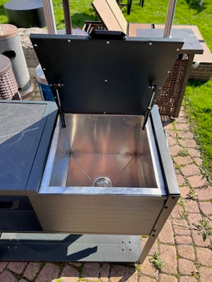 4 Piece Outdoor Modular Kitchen + 3 extra Modular Pieces (*retail price $1400)