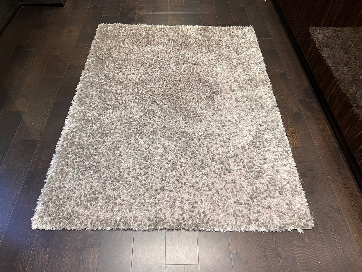 Home Dynamix Touch Silver 100% Polyester Rug- 5.3ft x 7.2ft