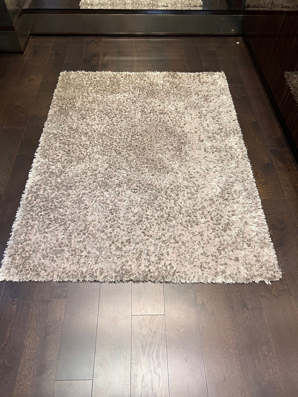 Home Dynamix Touch Silver 100% Polyester Rug- 5.3ft x 7.2ft