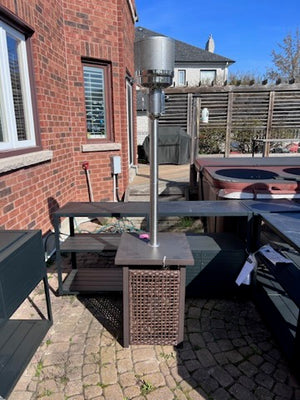 Wicker Gas Patio Heater