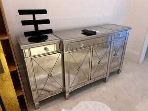 Mirrored Sideboard (*condition noted)