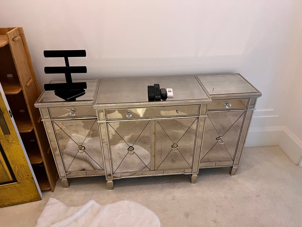 Mirrored Sideboard (*condition noted)