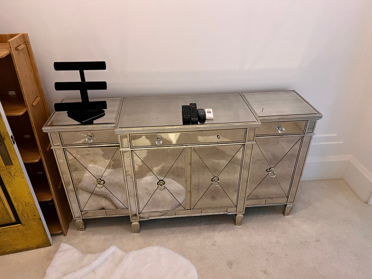 Mirrored Sideboard (*condition noted)