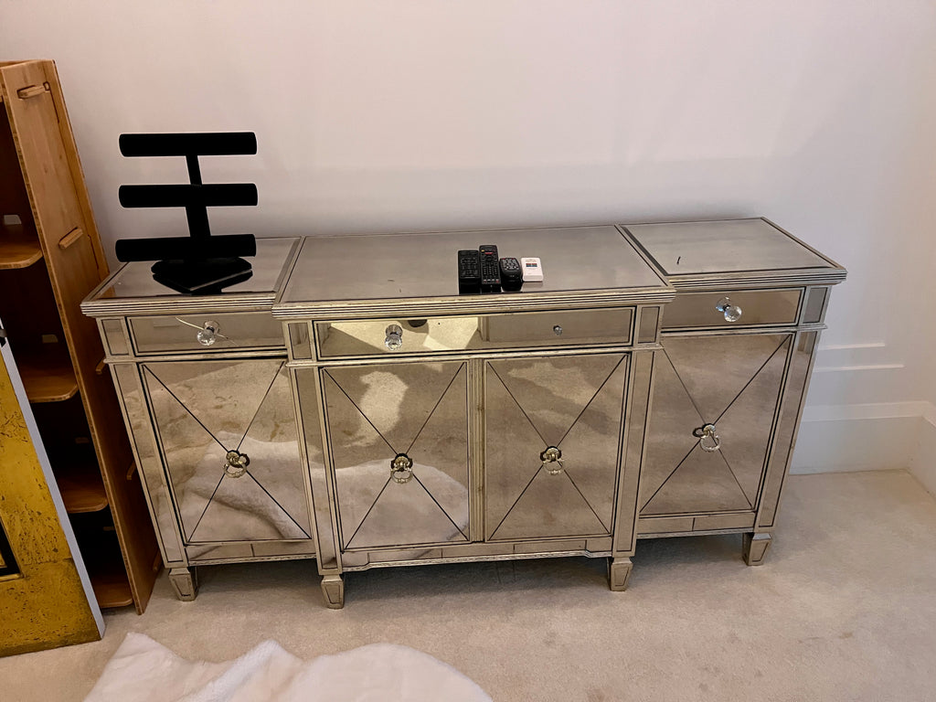 Mirrored Sideboard (*condition noted)
