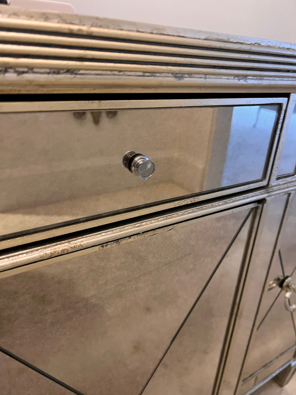 Mirrored Sideboard (*condition noted)