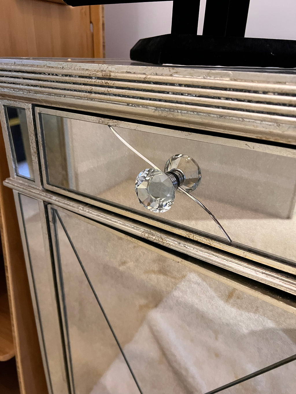Mirrored Sideboard (*condition noted)
