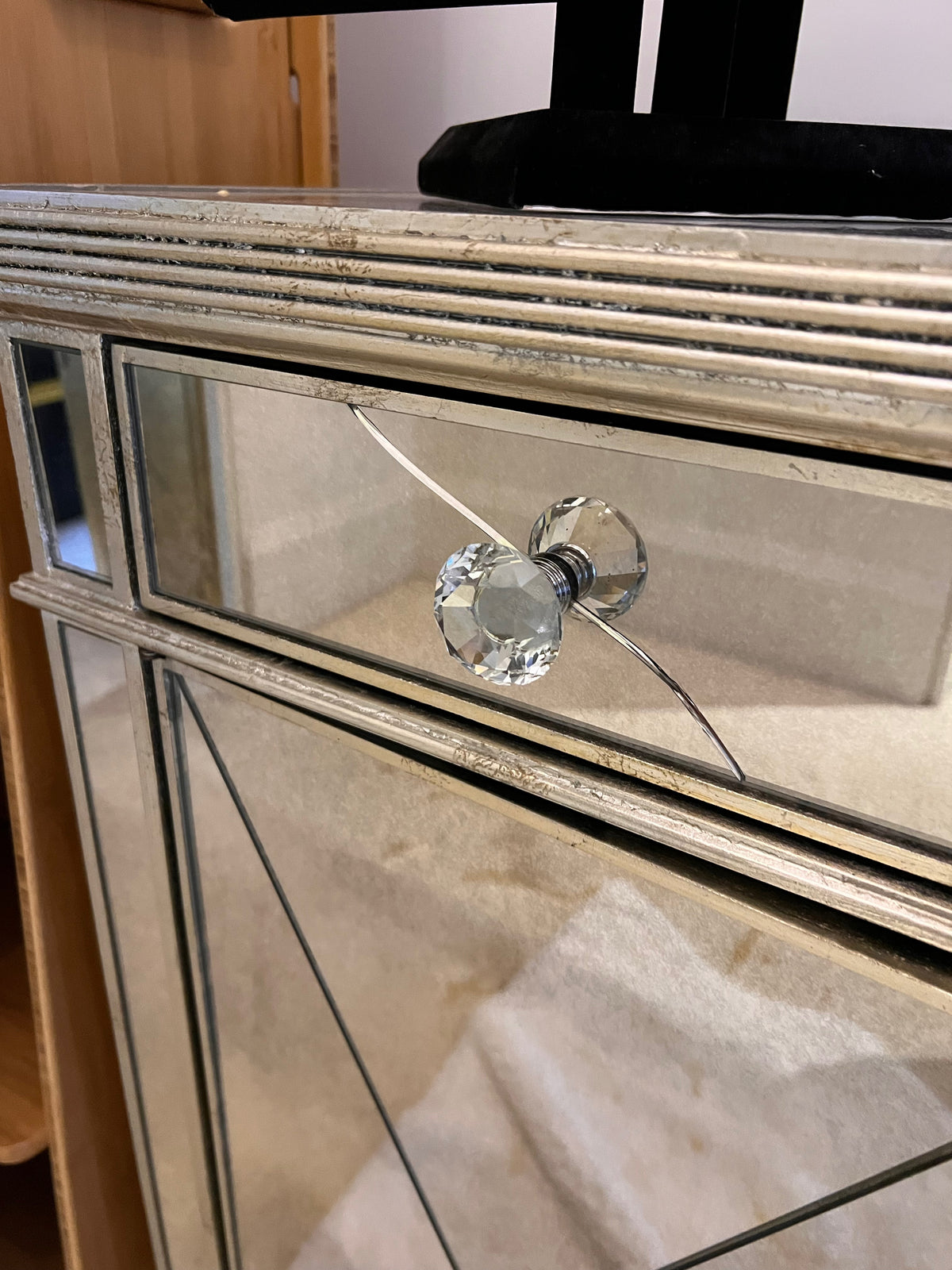 Mirrored Sideboard (*condition noted)