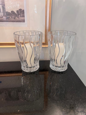 Pair of Nachtmann Crystal Vases