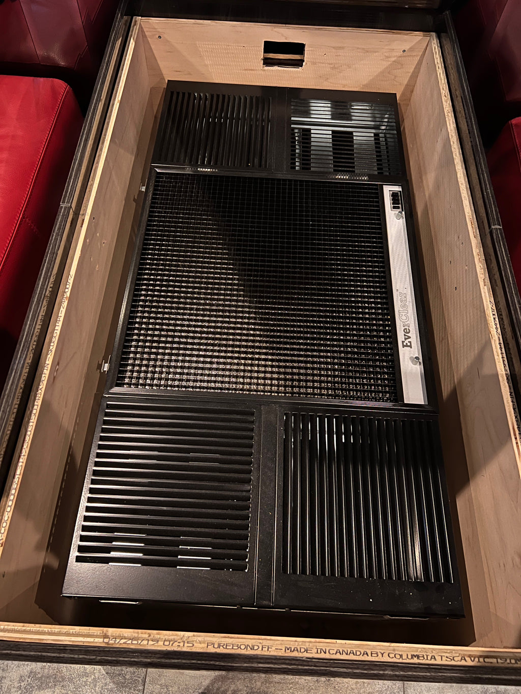 EverClear CM-11F | Deluxe Flush Mount Smoke Eater with 44 lbs. of Carbon - 400-850 CFM, in Custom Cabinet (*retail $5,600)