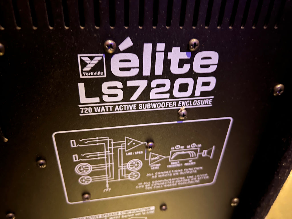 Yorkville Sound LS720P Elite Series Powered Subwoofer, 720 Watts (*retail $1,050)