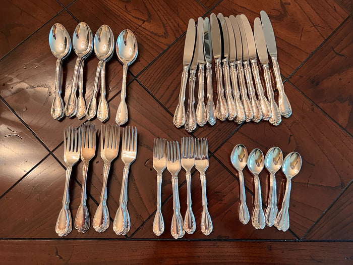 Noritake Serenade Silverplate 60 pc Flatware Set (Service for 12)