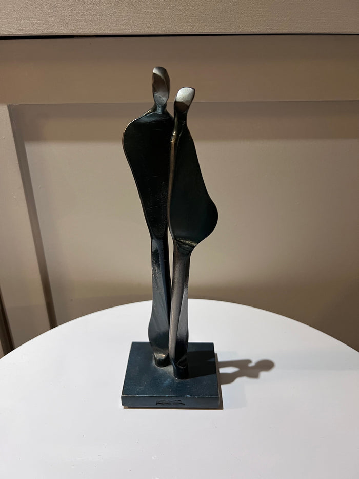 Richard Kramer Steel Sculpture titled "Quiet Encouter" (COA Included)