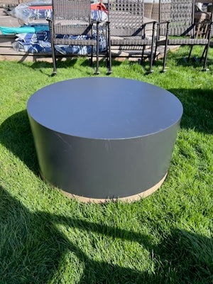 Black Metal Round Coffee Table
