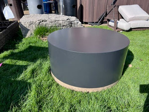 Black Metal Round Coffee Table