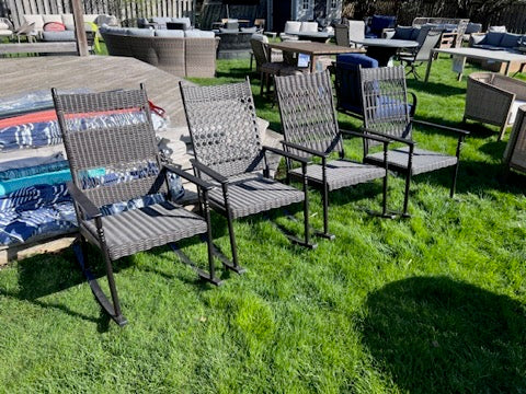 4 Wicker Rocking Chairs (Mix & Match styles- same colour)