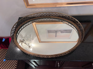 Arteriors Home Asher Oval Mirrored Tray