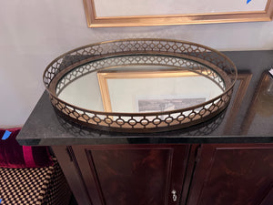 Arteriors Home Asher Oval Mirrored Tray