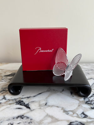 Baccarat Crystal Lucky Butterfly, Diamond Clear (*with original box)