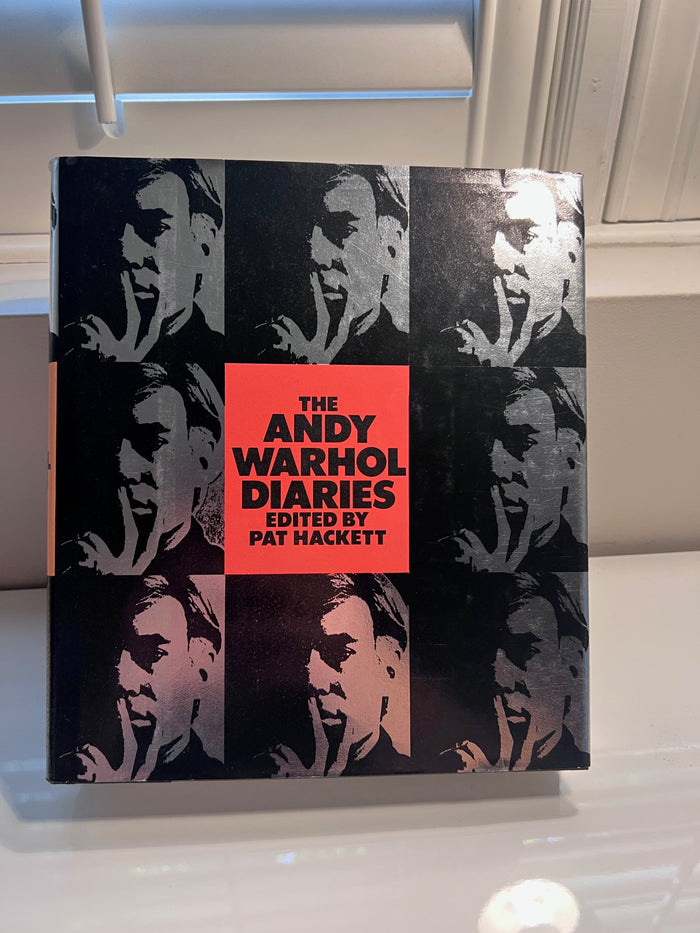Vintage First Edition 1989, 1st Print, The Andy Warhol Diaries Edited by Pat Hackett