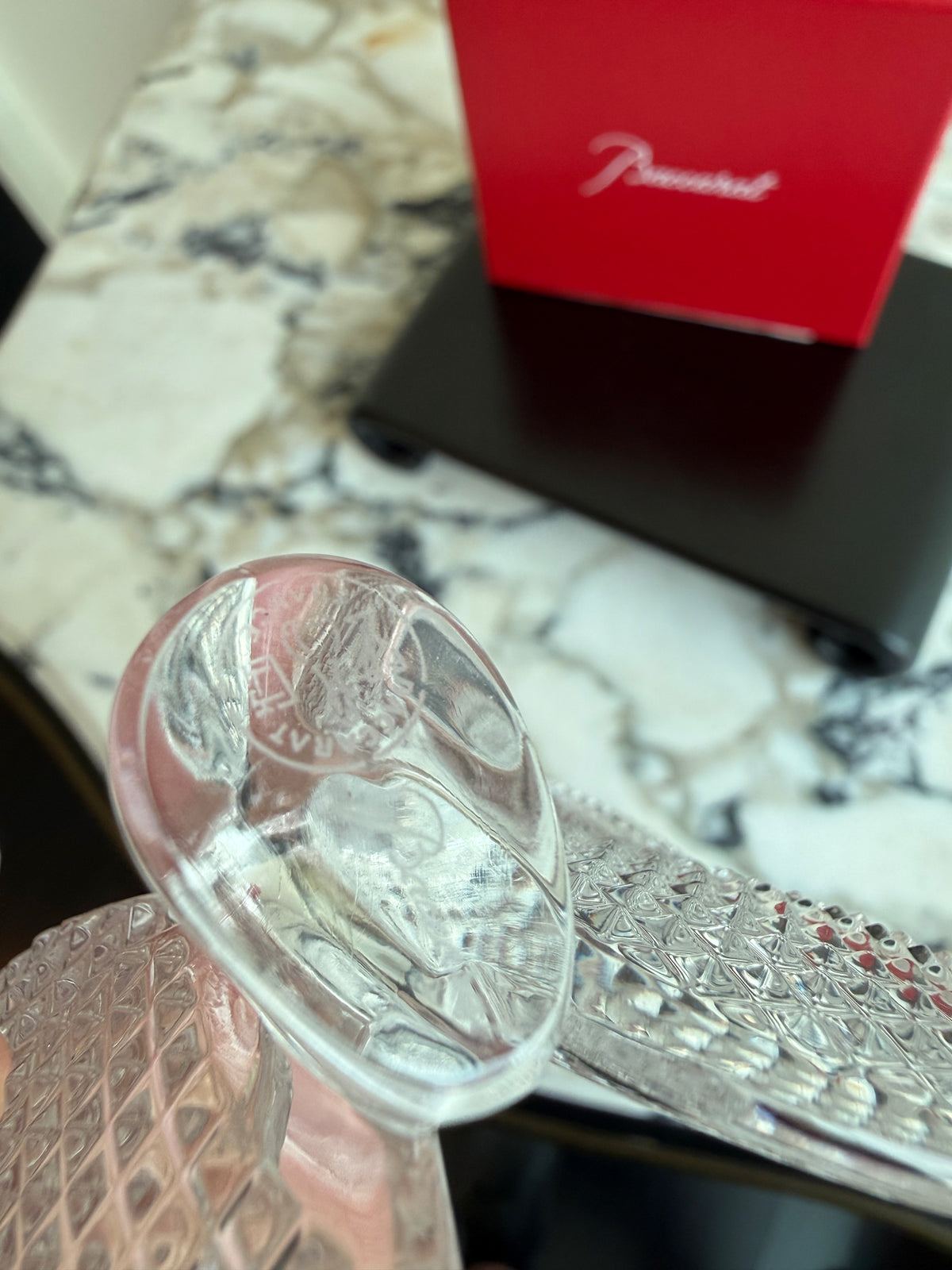 Baccarat Crystal Lucky Butterfly, Diamond Clear (*with original box)