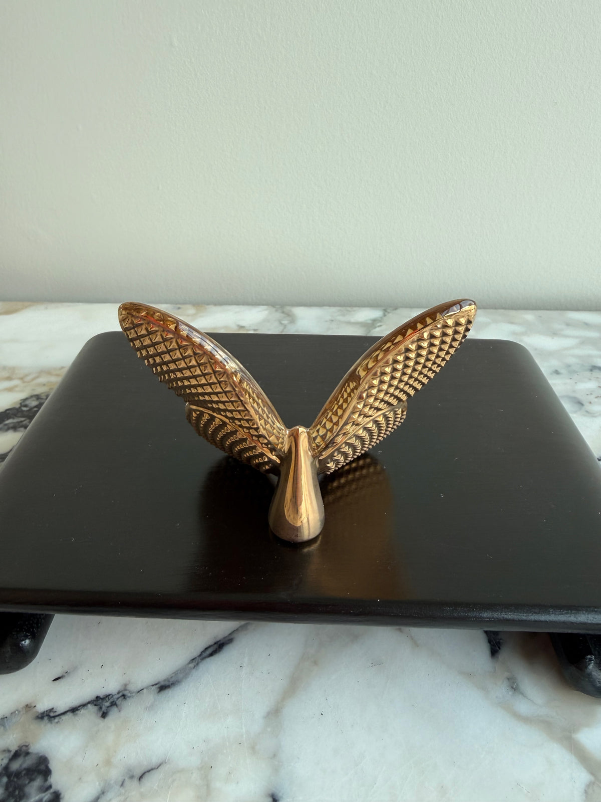 Baccarat Crystal Lucky Butterfly, Diamond Gold