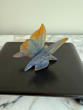 Daum France Pâte de Verre Papillon Butterfly