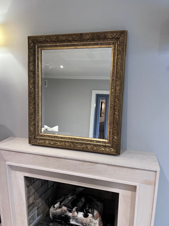 Antique Gilded Gold Leaf Mirror
