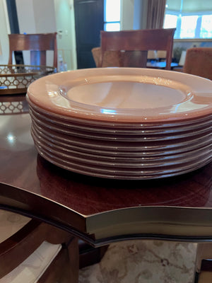 10 Glass Charger Plates