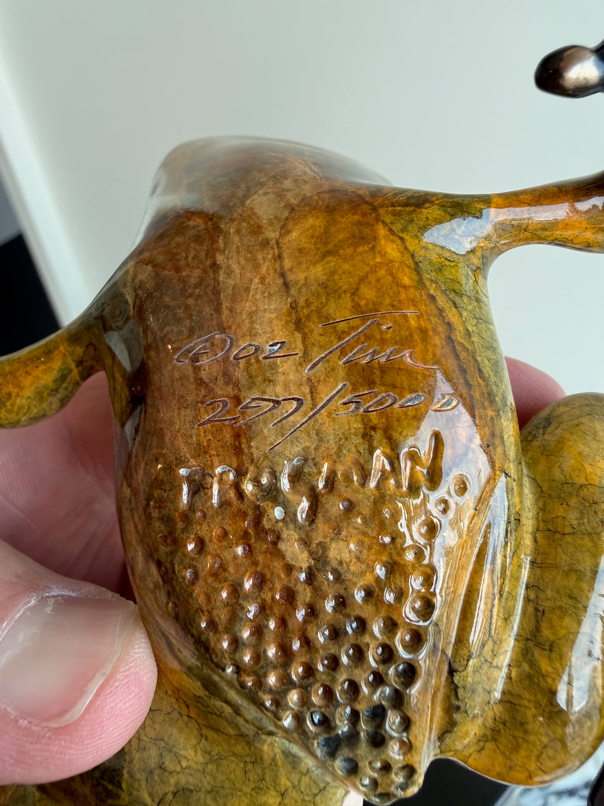 Tim Cotterill "Dimples" Frogman Limited Edition Signed Bronze Sculpture