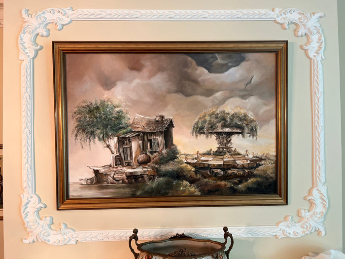 Large Painting by K. Urbanellis done based on Jacov Nowogroder