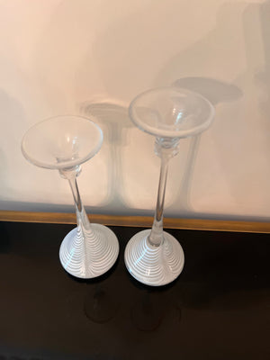 Pair of Rosenthal Nancy Still Rhapsody Candle Holders