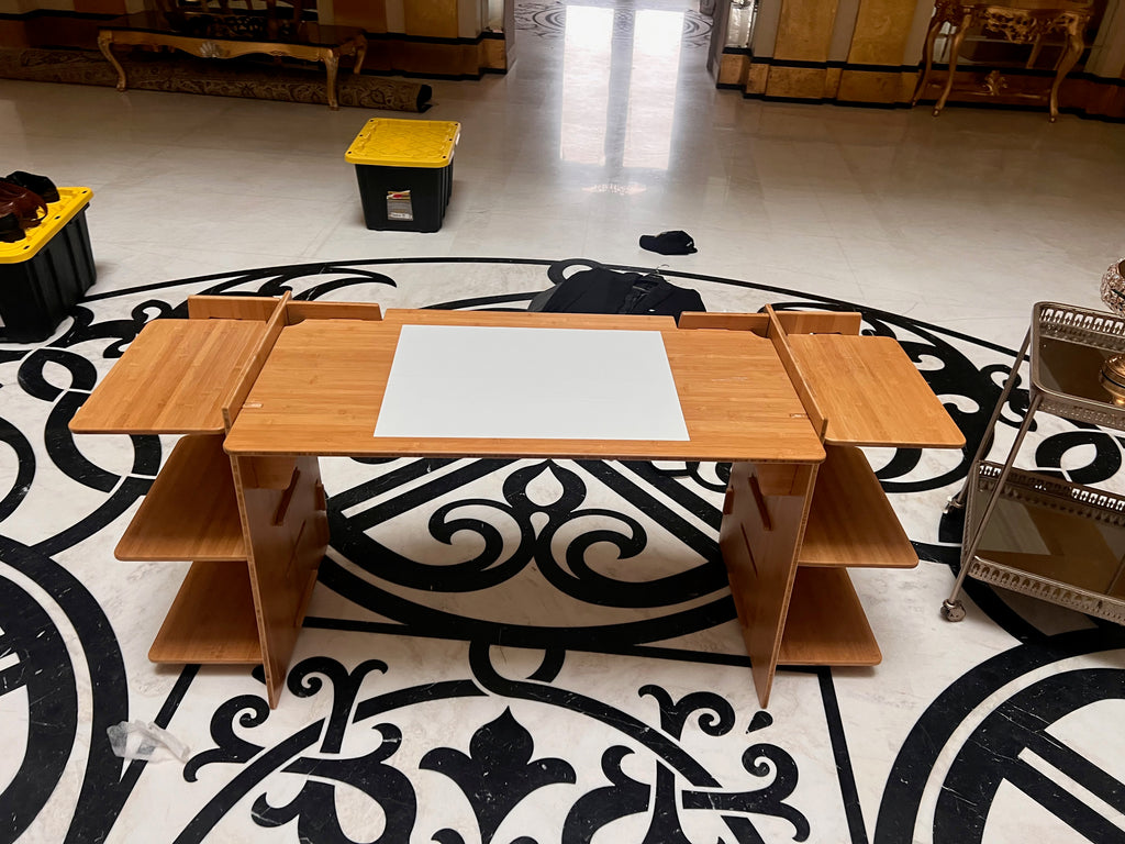 Costco Bamboo Style Desk