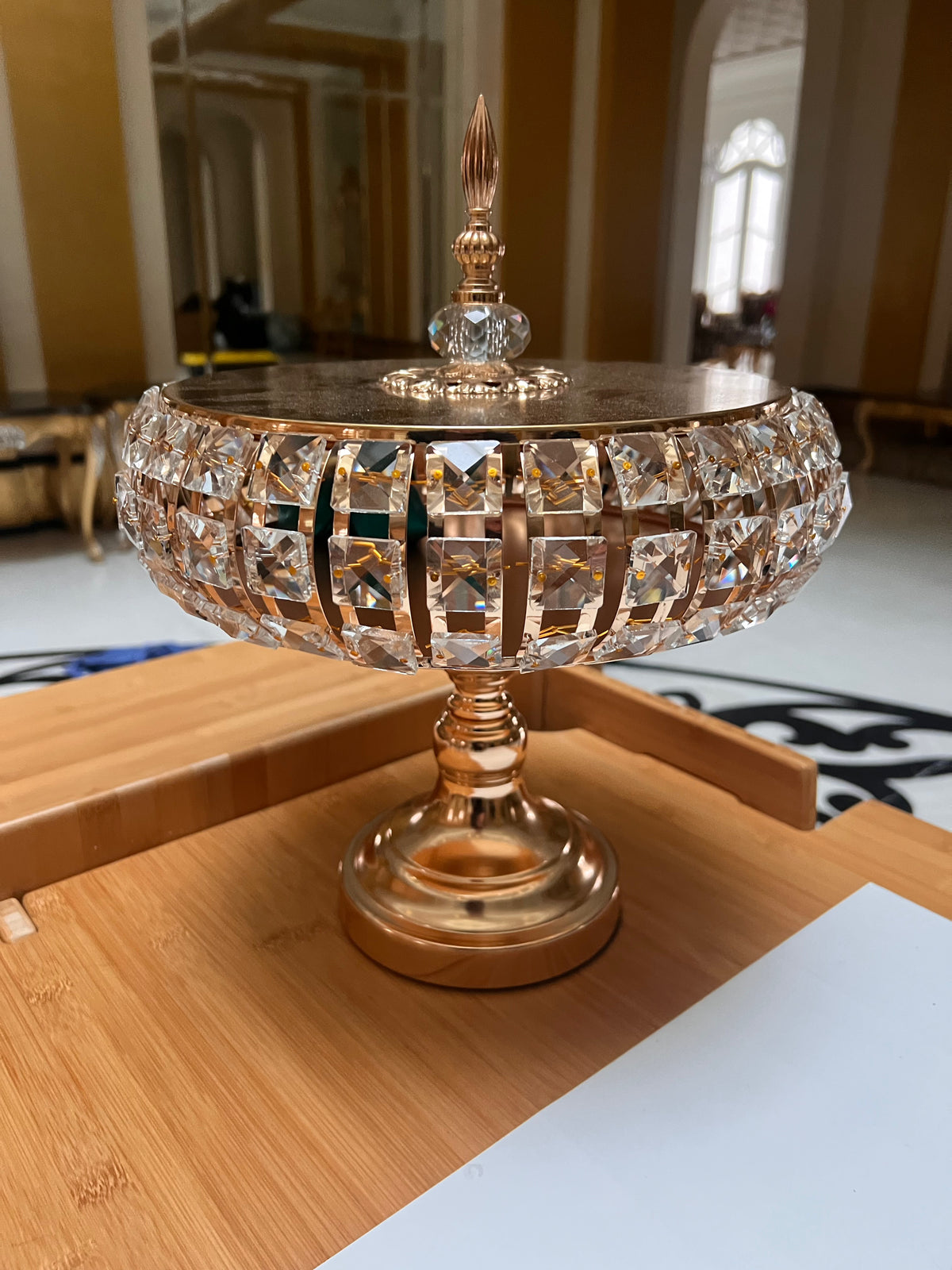 Gold Lidded Candy Dish (*retail $85)