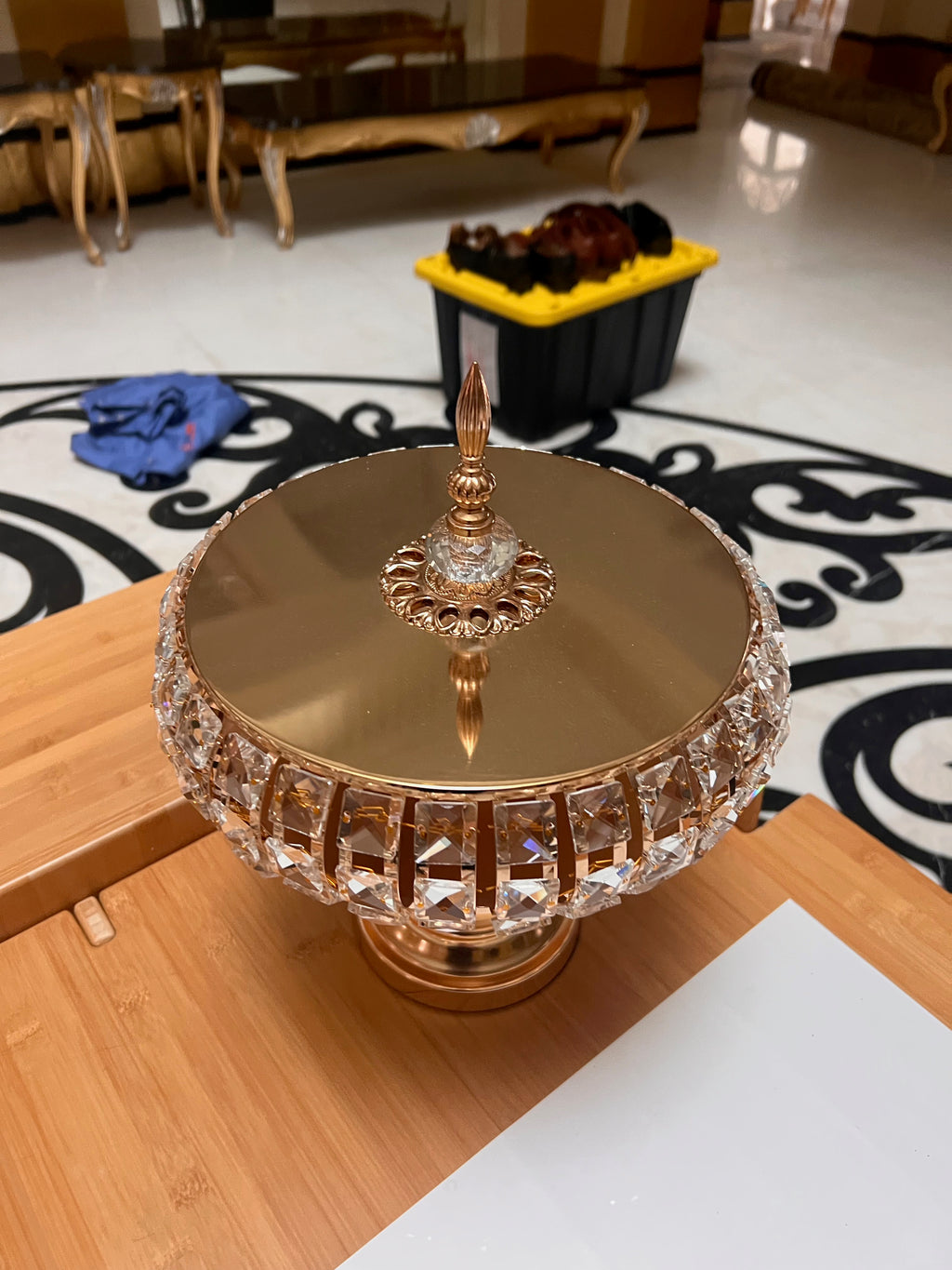 Gold Lidded Candy Dish (*retail $85)