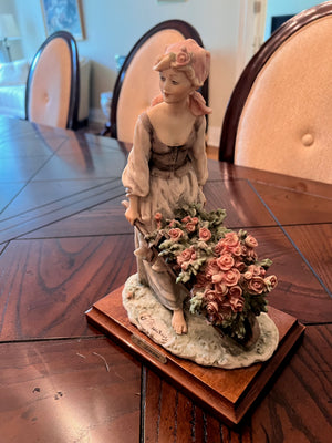 Giuseppe Armani Lady with Flower Cart