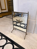 Small Antique Fire Screen