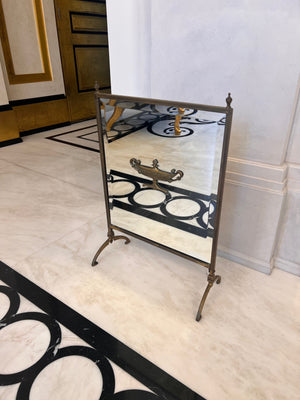 Small Antique Fire Screen
