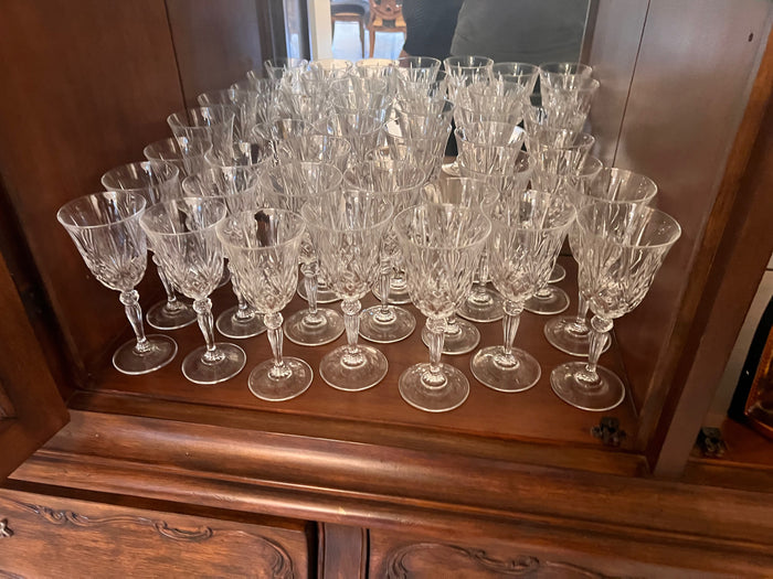 Crystal Stemware Lot 26pc
